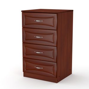 Комод-4А МДФ, цвет яблоня