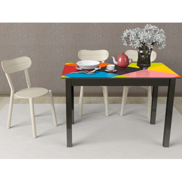 Стол деревянный Comfy Home MyTable-Art (черный) 110 х 64 см (MA-110)