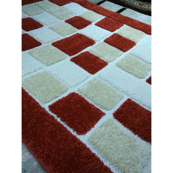 Ковер Shaggy Loop 1,5x2,3м 196D TERRA-CREAM