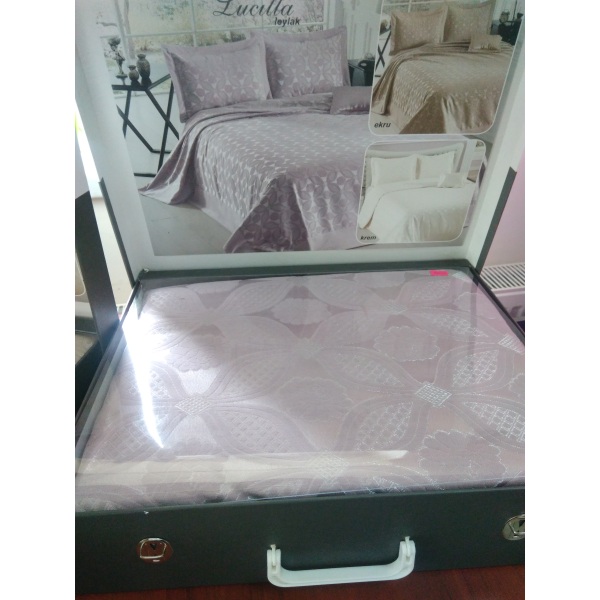 Покрывало Lucilla 240x260см Leylak Пудра