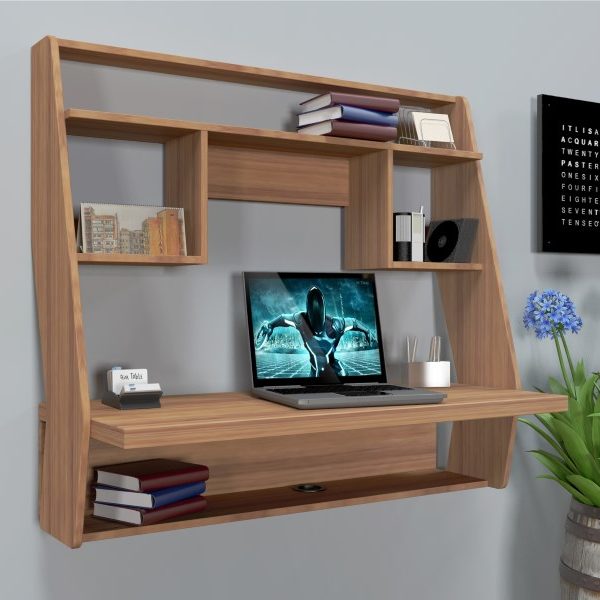 Навесной компьютерный стол ZEUS™ AirTable-III LB (орех)