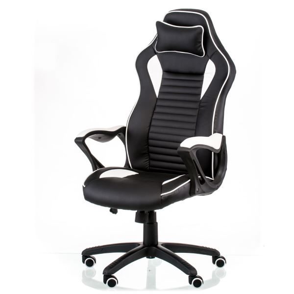Кресло геймерское Nеro black/white E5371