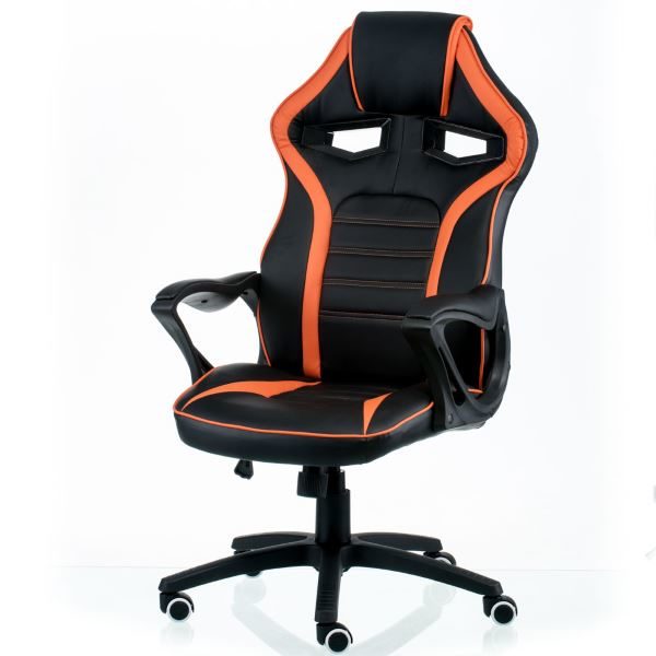 Кресло Game black/orange E5395