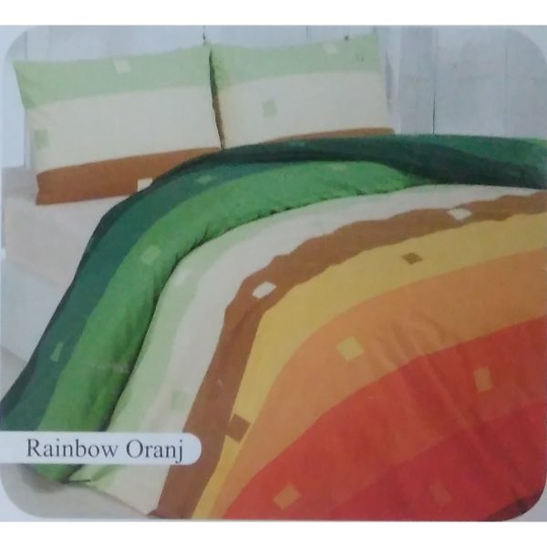 Постель Rainbow Oranj Бязь 160х220см First Choice