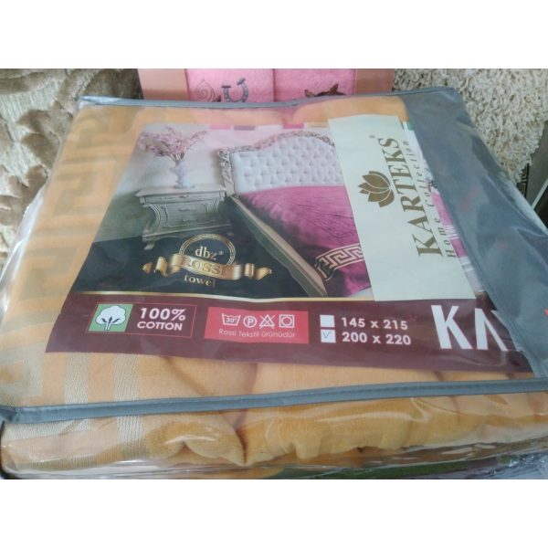 Велюровая простынь Karteks 200х220см
