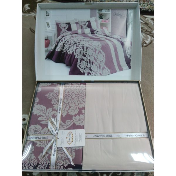 Постель Kavin Pudra Сатин 160х220см First Choice
