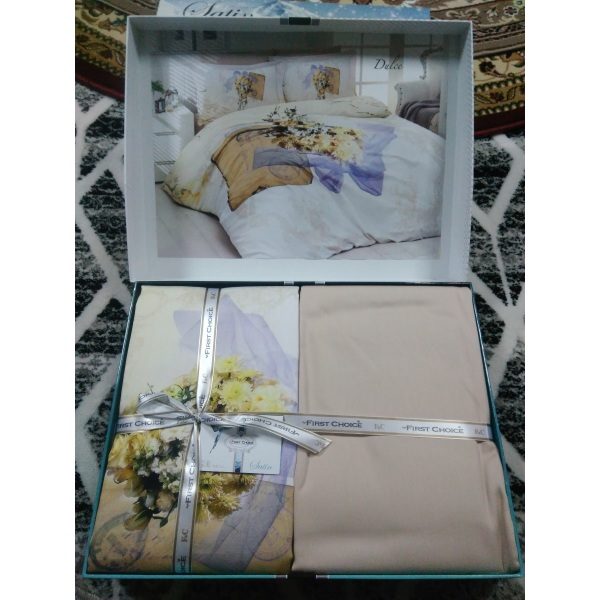 Постель 3D Dulce Сатин 200х220см First Choice