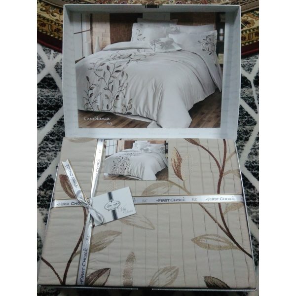 Постель Casablanca Bej Vip Satin 200х220см First Choice
