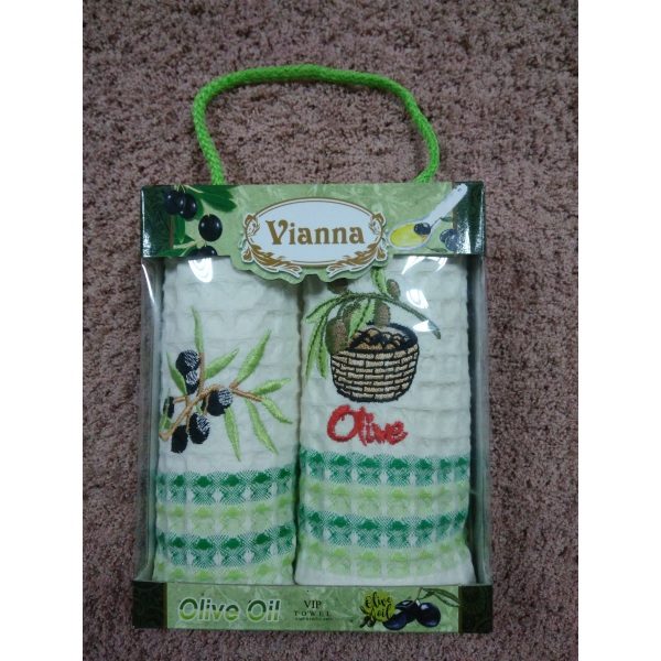 Набор кухонных полотенец Vianna Olive Oil 35х50см (2шт.)