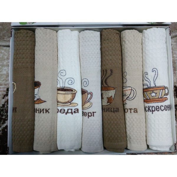 Набор кухонных полотенец Juanna Coffe Неделька