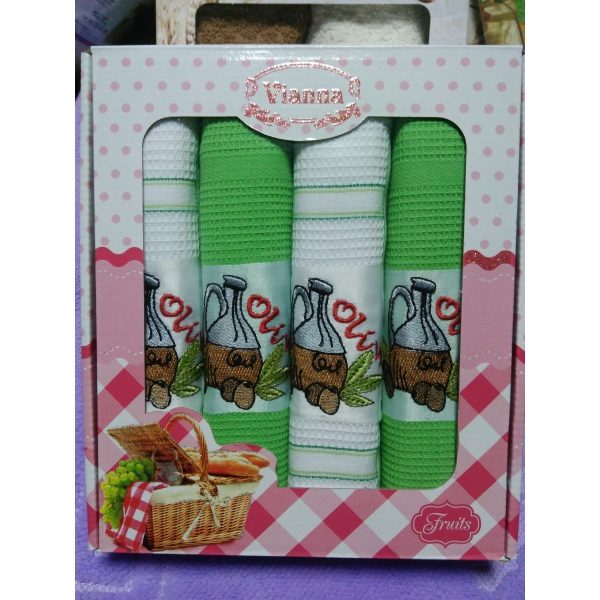 Набор кухонных полотенец Vianna Olive Oil 45х65см (4шт.)