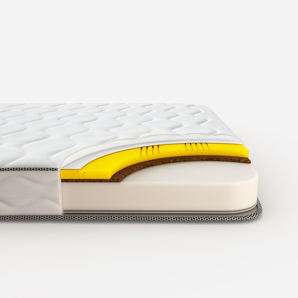 Двухсторонний безпружинный матрас Юнити 90x200