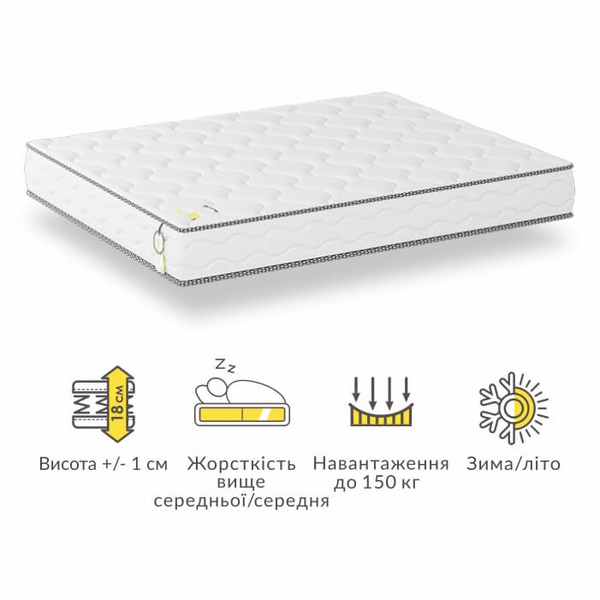 Двухсторонний безпружинный матрас Юнити 120x190